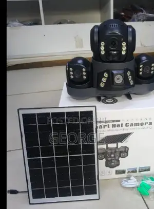 Triple Lens Solar Camera Wifi Hd Security System for Farm Security