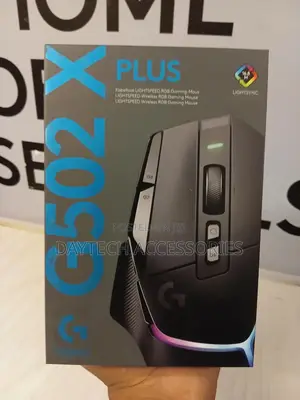 Logitech G502 X Plus Black - Wireless Optical Mouse
