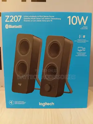 Logitech Z207 10 Watts 2.0 Multi Device Bluetooth Stereo Speaker Black