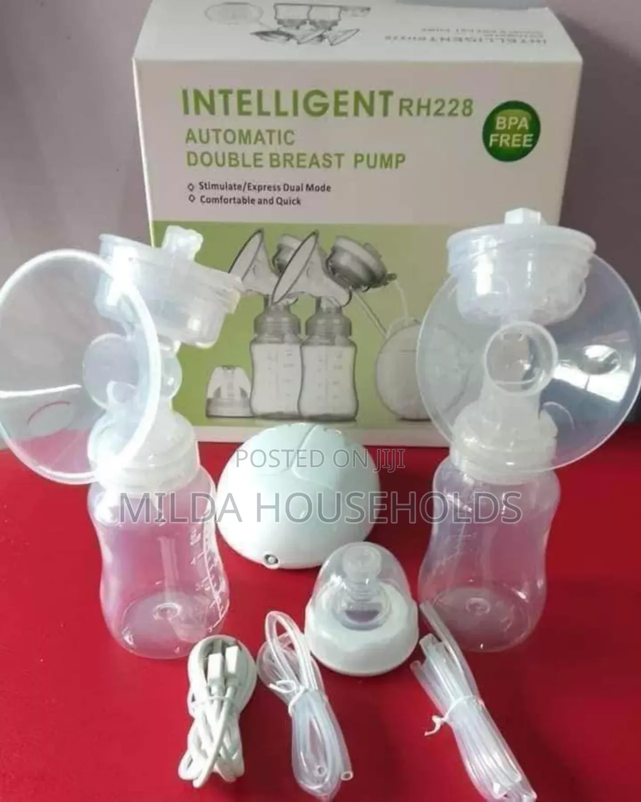 * Double Electric Breast Pump Milk
