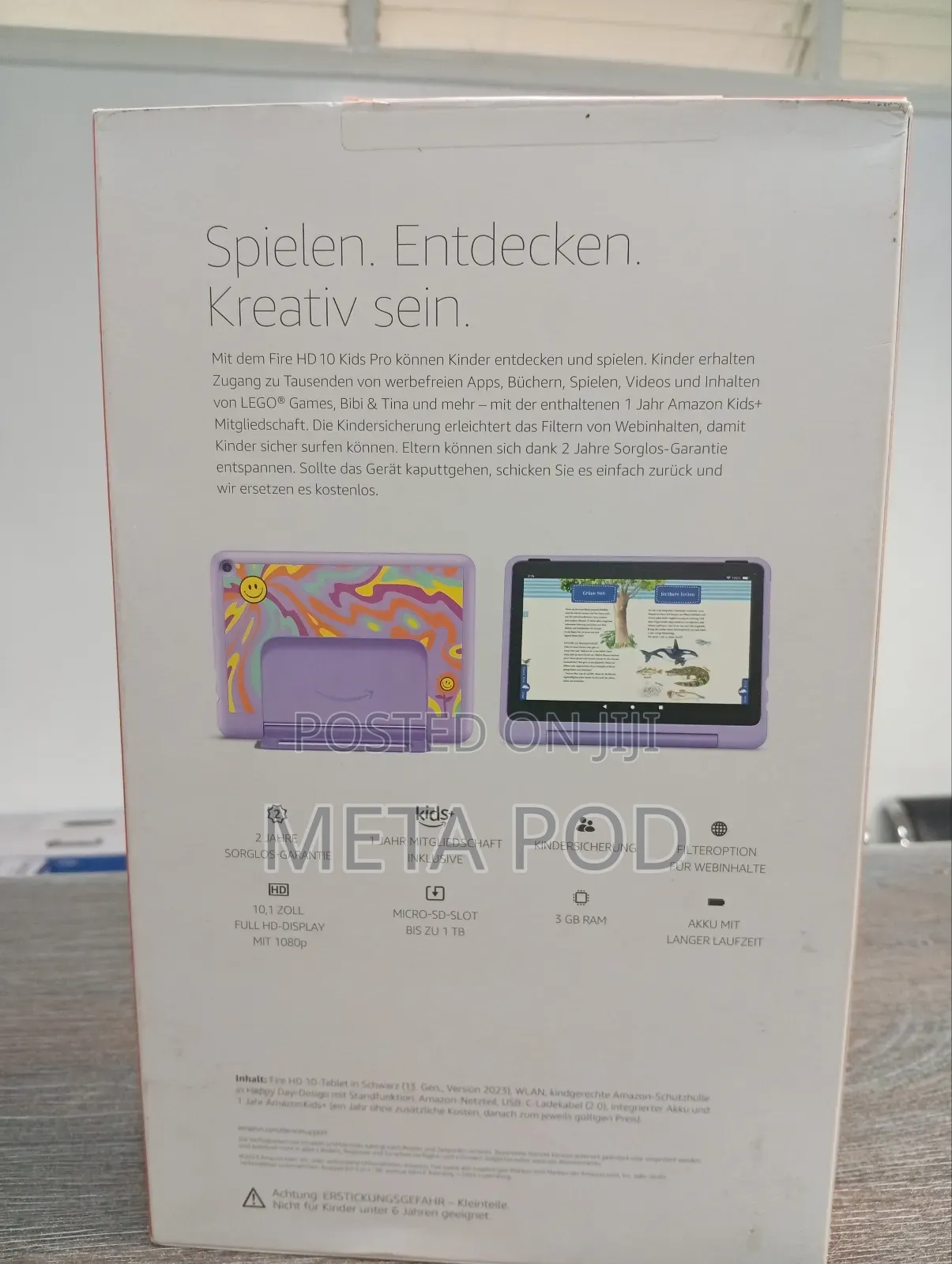 New Amazon Fire HD 10 Kids Pro 32 GB
