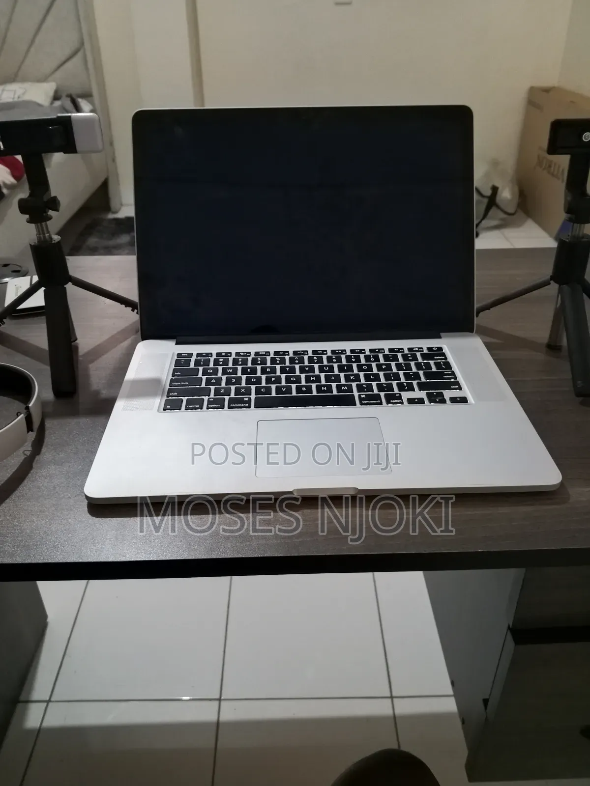 Complete Working Desk Plus a Macbook Laptop
