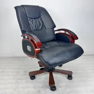 Leather Swivel Reclining Director's Office Chair