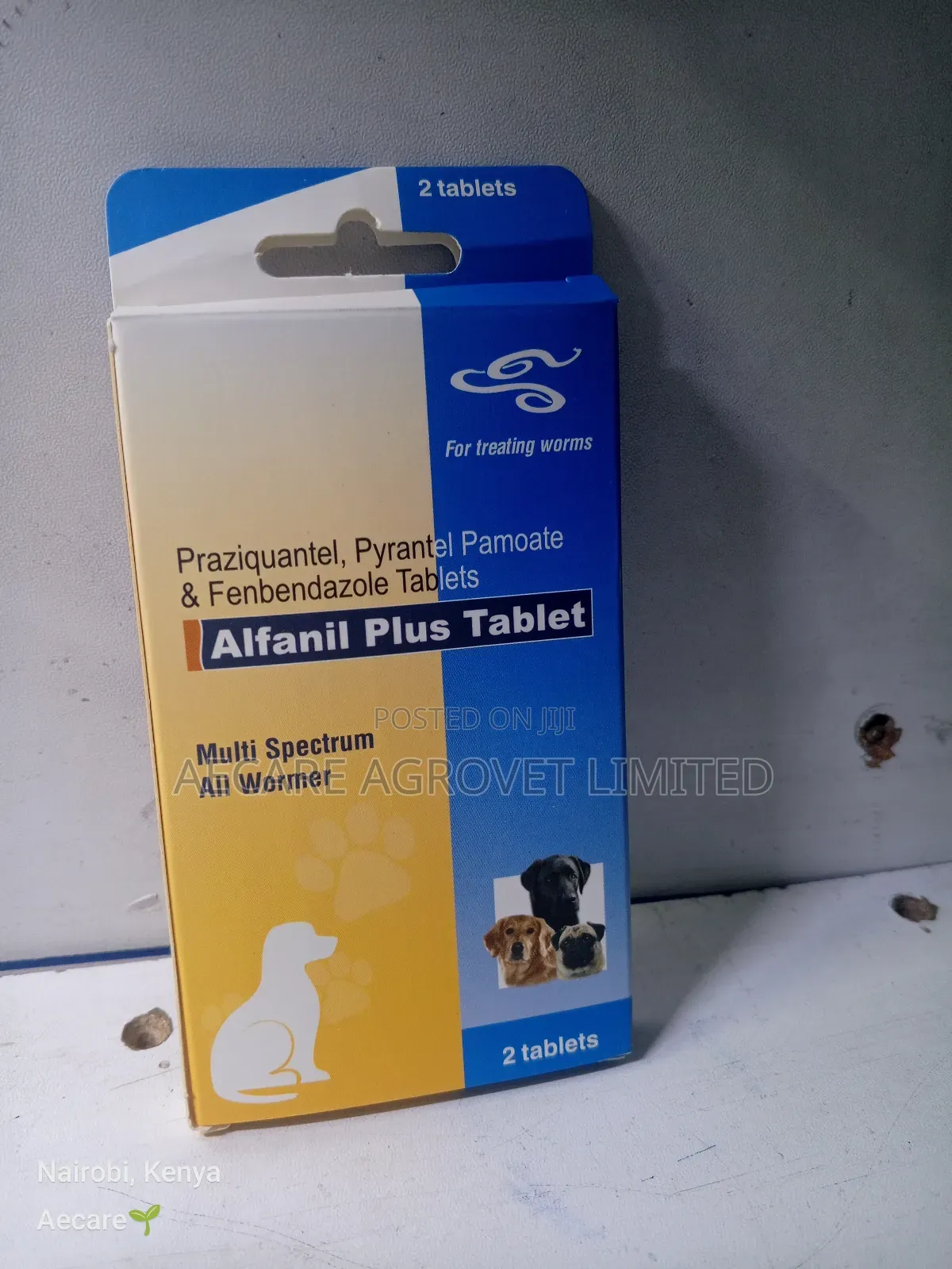 Alfanil Plus Tablet 2tablets Pet Dewormer