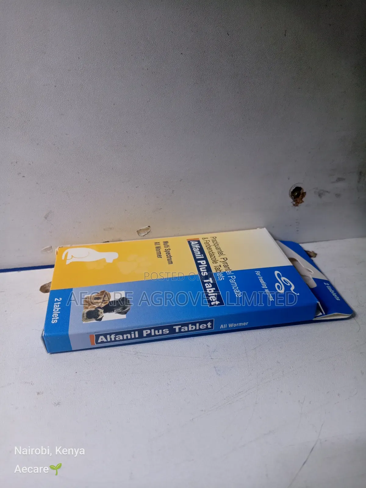 Alfanil Plus Tablet 2tablets Pet Dewormer
