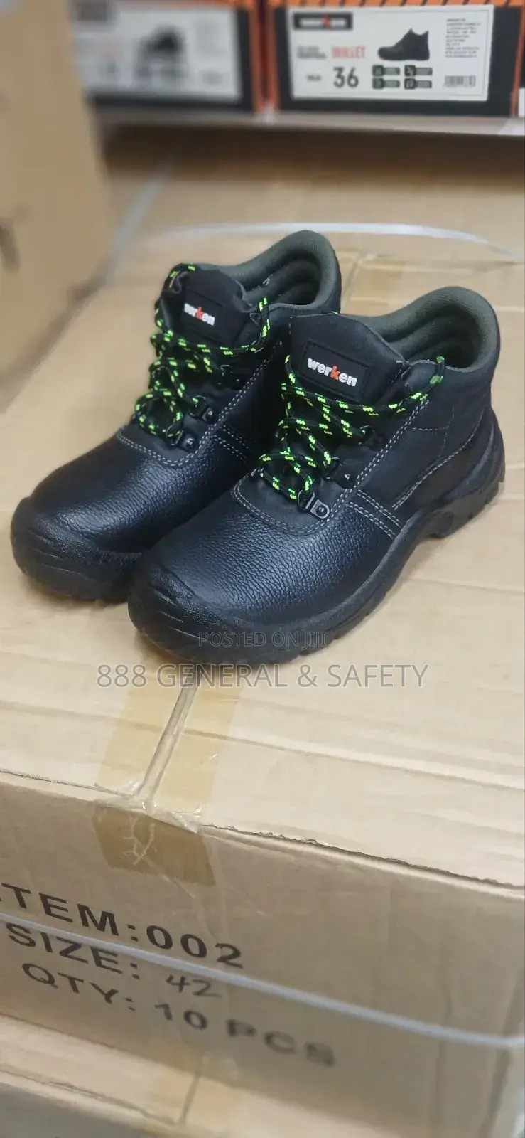 Strong Safety Boots | Durable | Perfect for Construction Work