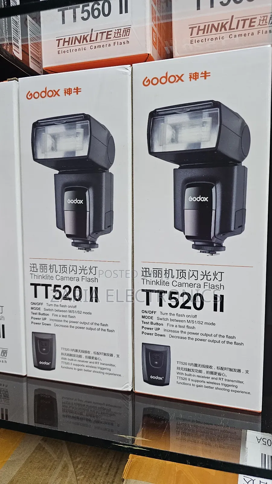 Godox Tt520 Ii Camera Speedlight Flash With Trigger