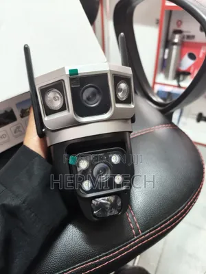 Real 2-Lens Camera PTZ Cameras Full Hd Solar CCTV Two Way Audio