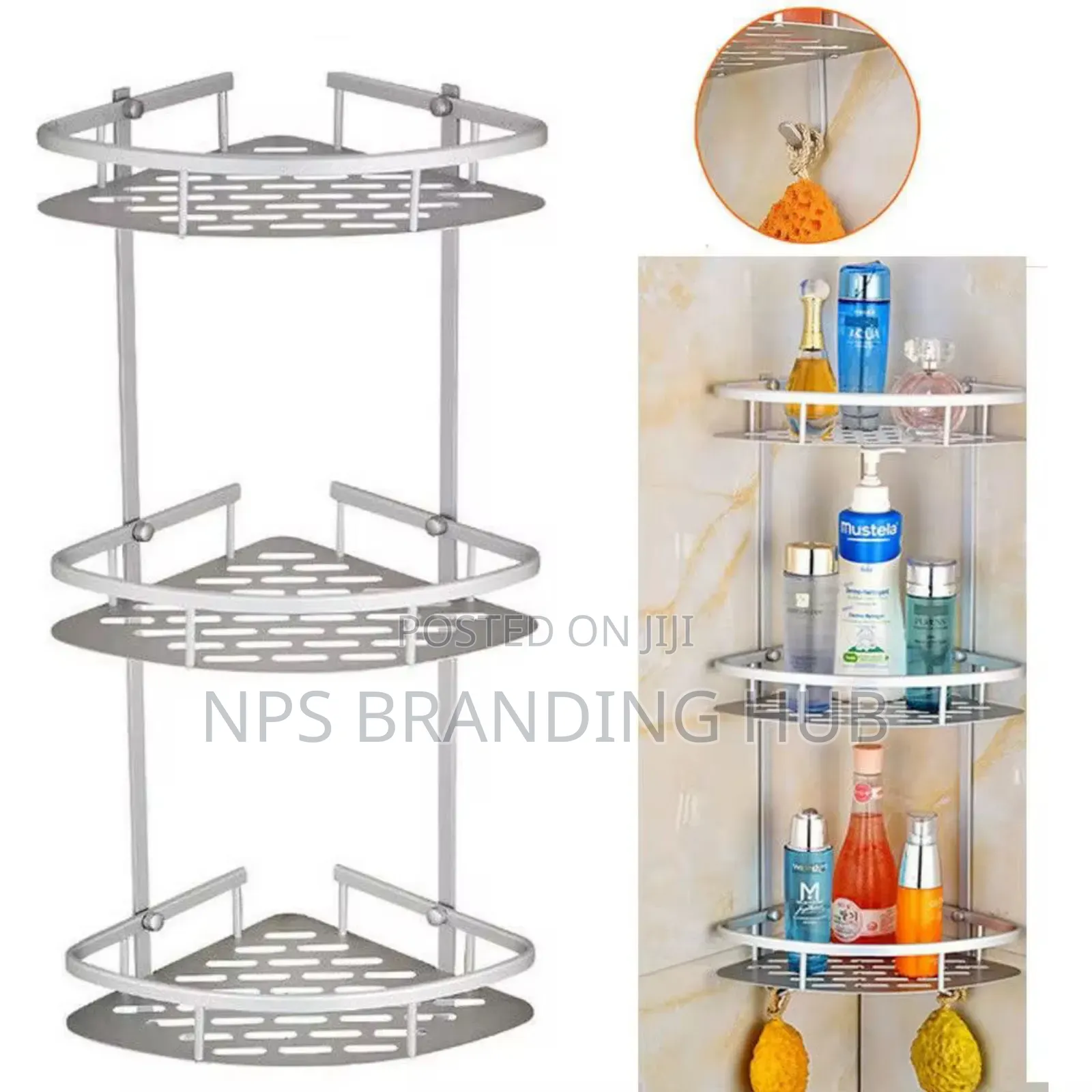 3 Layer Corner Bathroom Organizer Cs