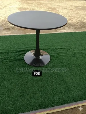 Wooden Tulip-Style Round Dining Table