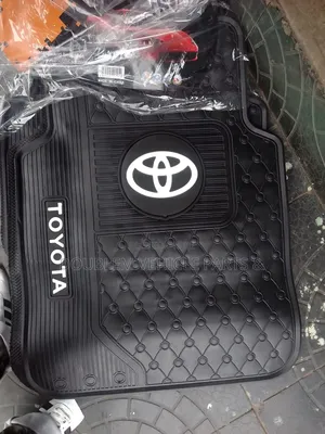 Car Floormats/Carpets Branded Toyota 5 Pieces/Seater Rubber Heavy Duty