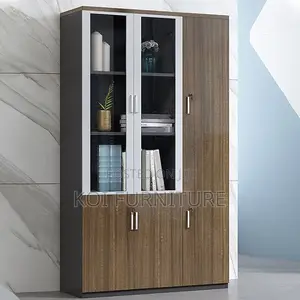 Office Cabinet : 3-Door Advanced Wooden Filing Cabinet