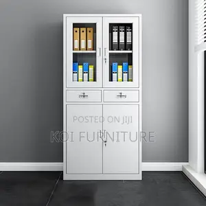 Office Cabinet : 2-Door Metallic Office Filing Cabinet