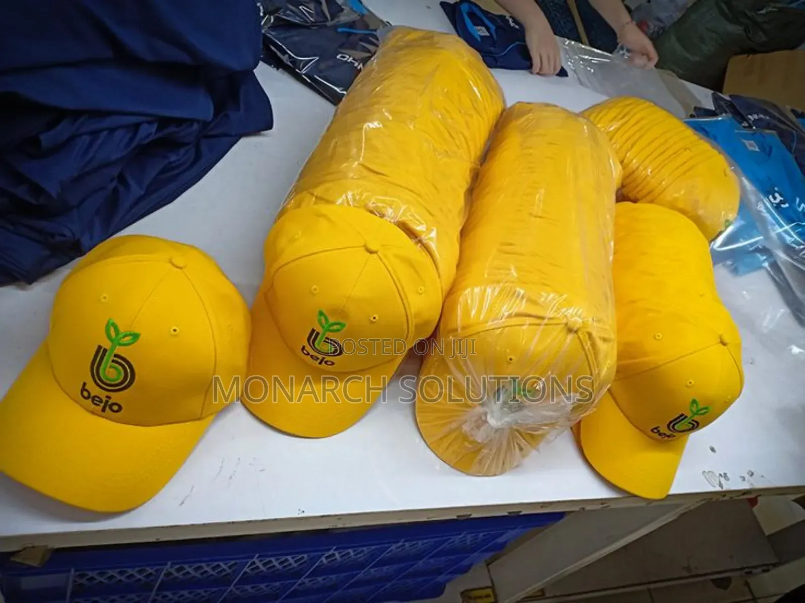 Yellow Caps for Corporate Functions