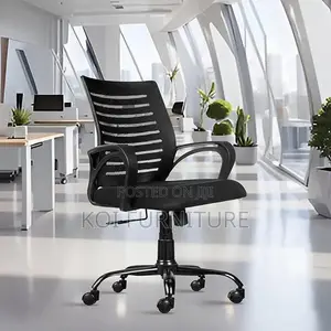 Office Chairs; Elite Black Strong Mesh Office Seat