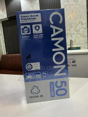 New Tecno Camon 50 Pro 256 GB Black