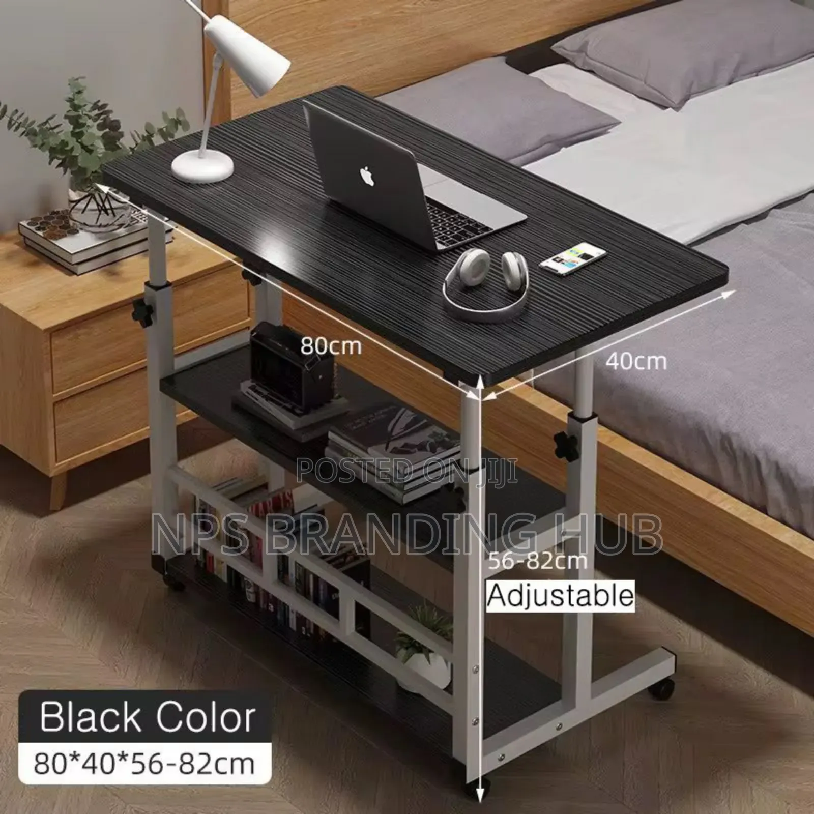 Laptop Table With Wheels W60*D40*H69 -90 Cs