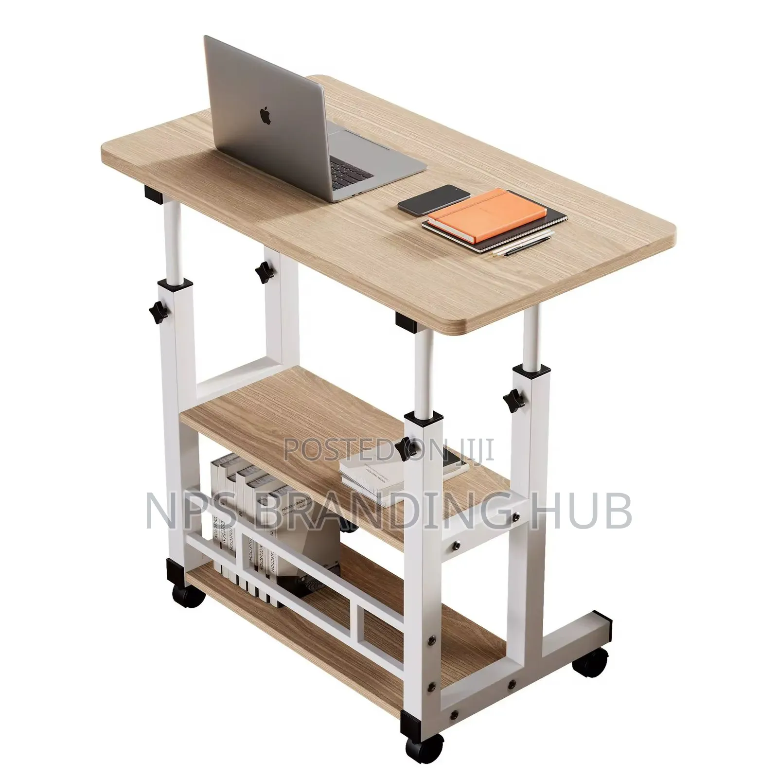 Laptop Table With Wheels W60*D40*H69 -90 Cs