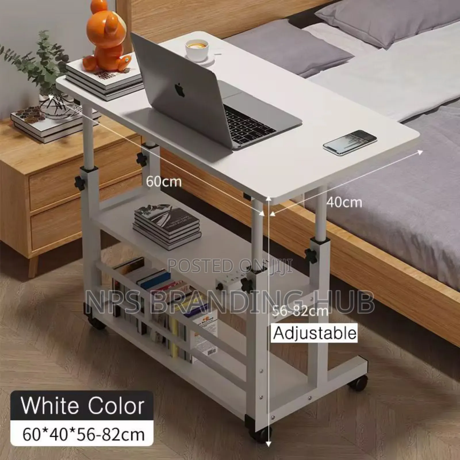 Laptop Table With Wheels W60*D40*H69 -90 Cs