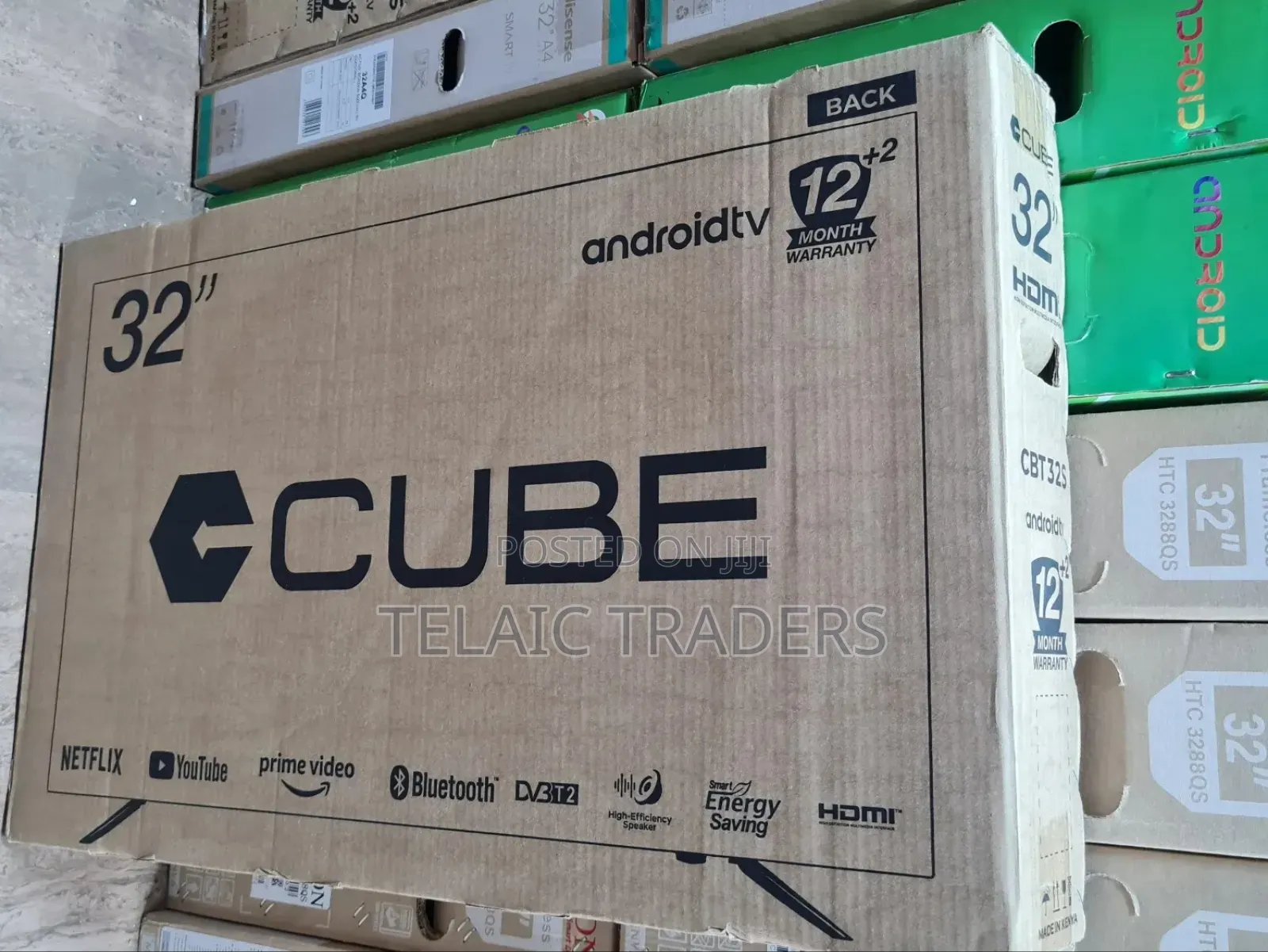 Cube 32 Inches Smart Android Tv