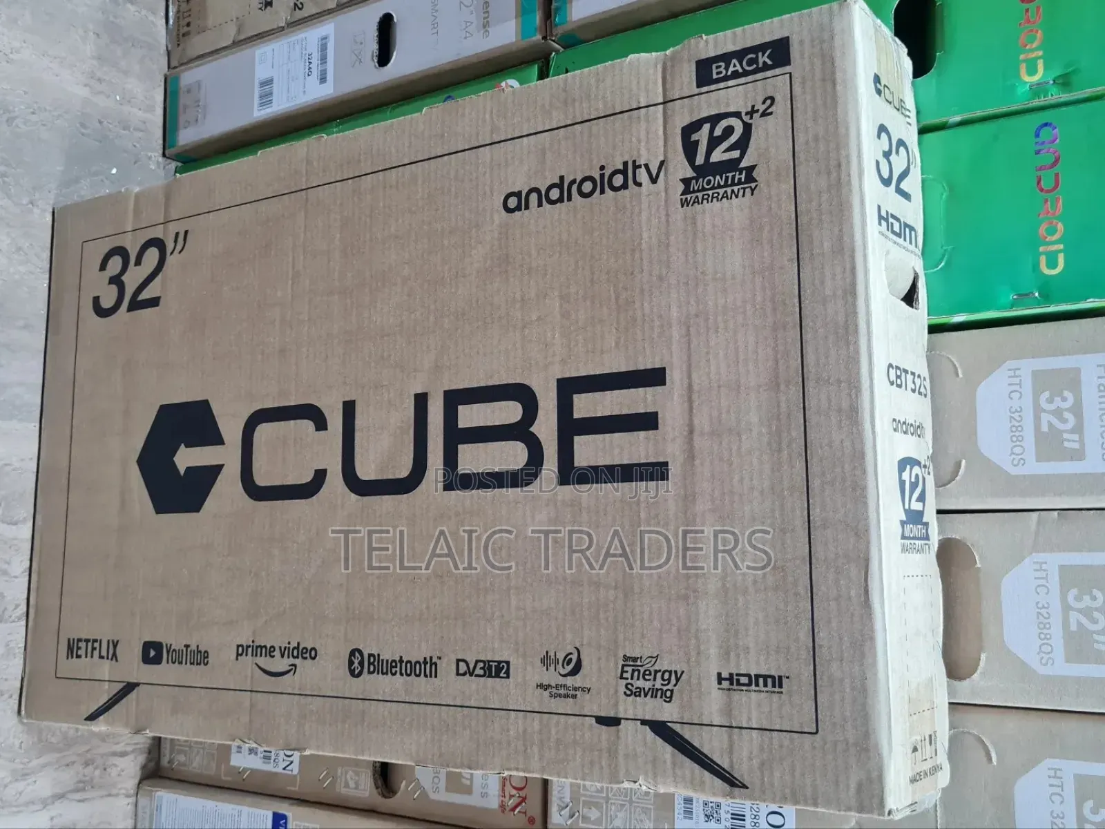 Cube 32 Inches Smart Android Tv