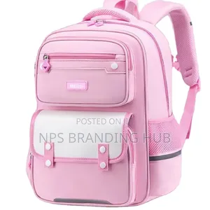 Pink Kids School Bag Size: 43*31*16cm
 Jes