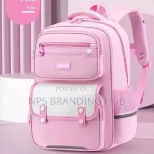 Pink Kids School Bag Size: 43*31*16cm
 Jes