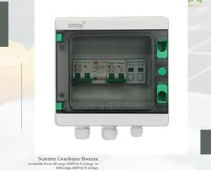 8 Way 32a - 500 VDC 2 String Combiner Box