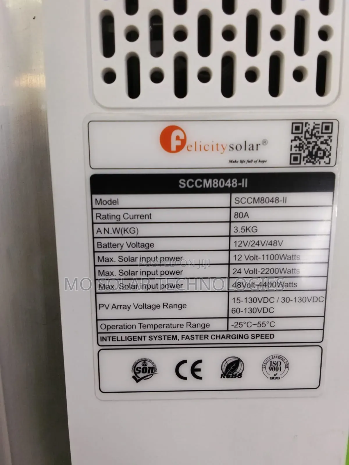 80amps Solar Felicity MPPT Charge Controller