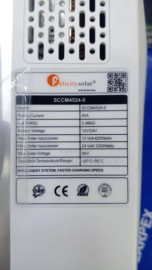 45amps Solar Felicity MPPT Charge Controller