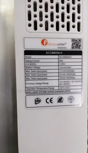 60amps Solar Felicity MPPT Charge Controller