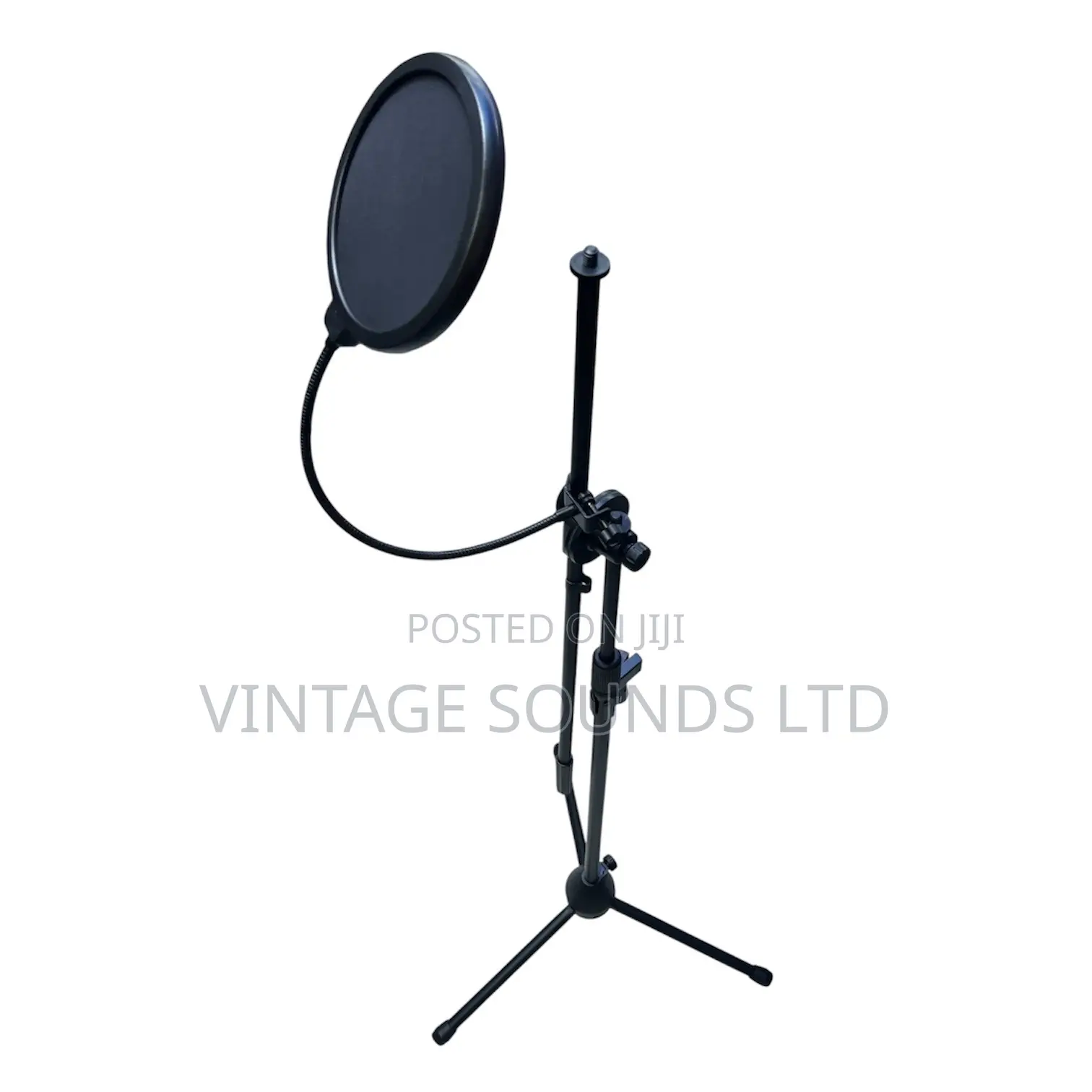 Studio Essentials: Tripod Mic Stand 001 Dual-layer Pop Filter"