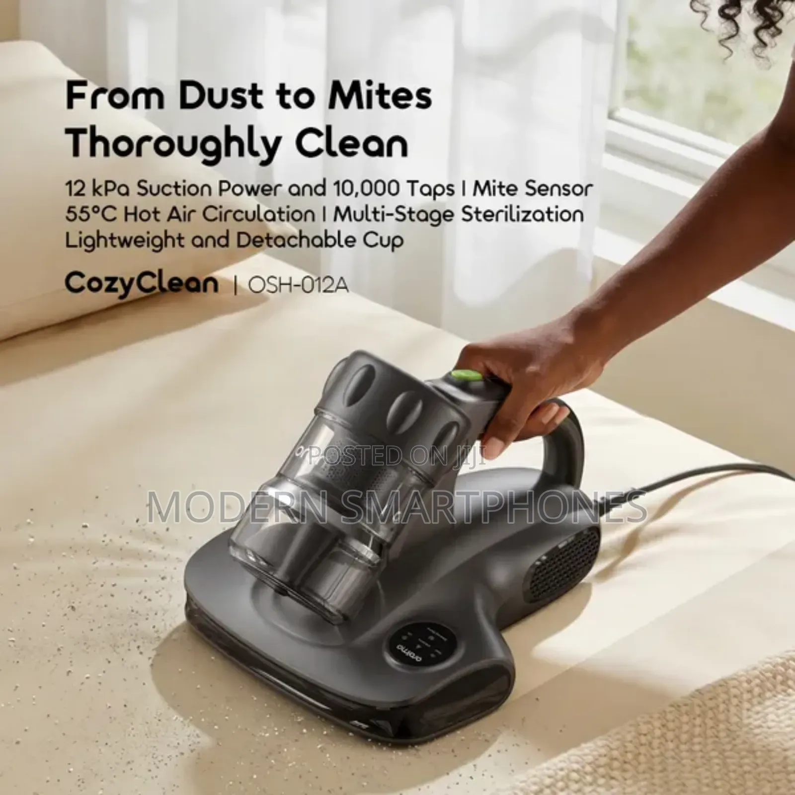 Oraimo Cozyclean 12kpa Mattress Vacuum With Mite Sensor