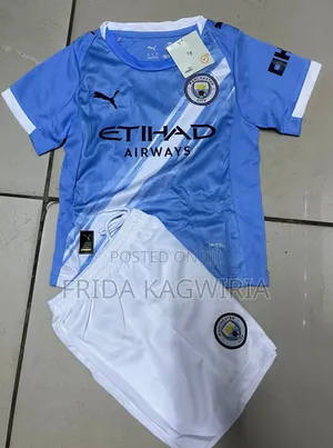 Manchester City Kids Jersey (T_shirt and Short) Good Quality