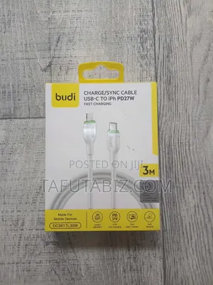 Budi Fast Charging/ Sync Cable Usb-C to Iph Pd22w