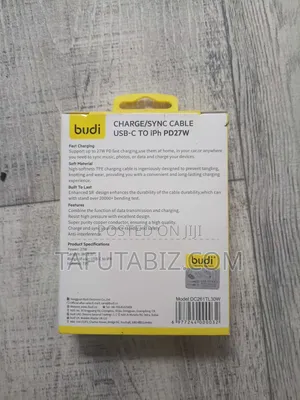 Budi Fast Charging/ Sync Cable Usb-C to Iph Pd22w