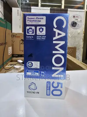 New Tecno Camon 50 Pro 256 GB Black