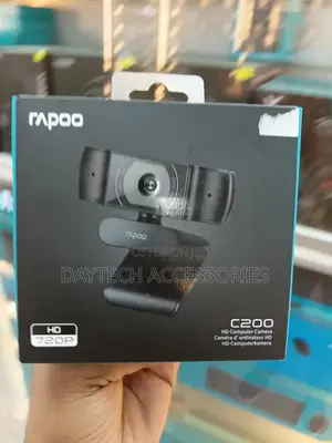 Rapoo C200 | 720p Hd Webcam | Super Wide Angle With Microphone