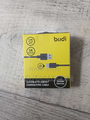 Budi 2.0usb-a to Usb-C Charge/Sync Cable