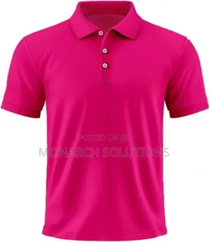Hot Pink Polo Tshirt for Bulk Purchase