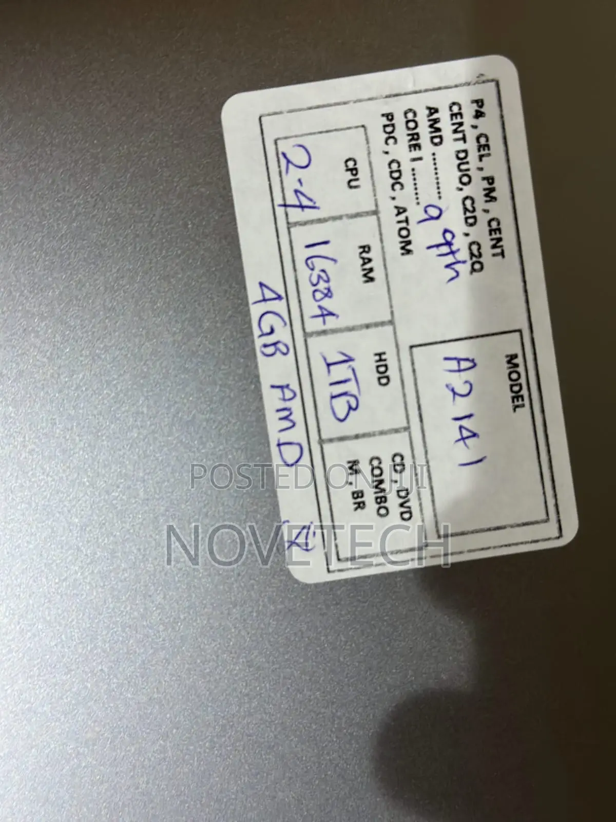 Laptop Apple MacBook Pro 2019 16GB Intel Core i9 SSD 1T