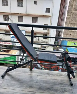 Black Gym Bench