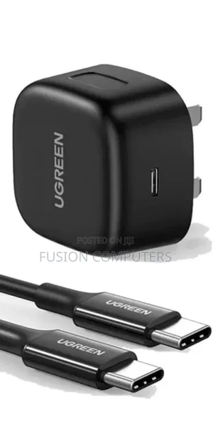 Ugreen Cd250 Usb-C 25w Pd Charger With 2m Usb-C to Usb-C Ug-50577