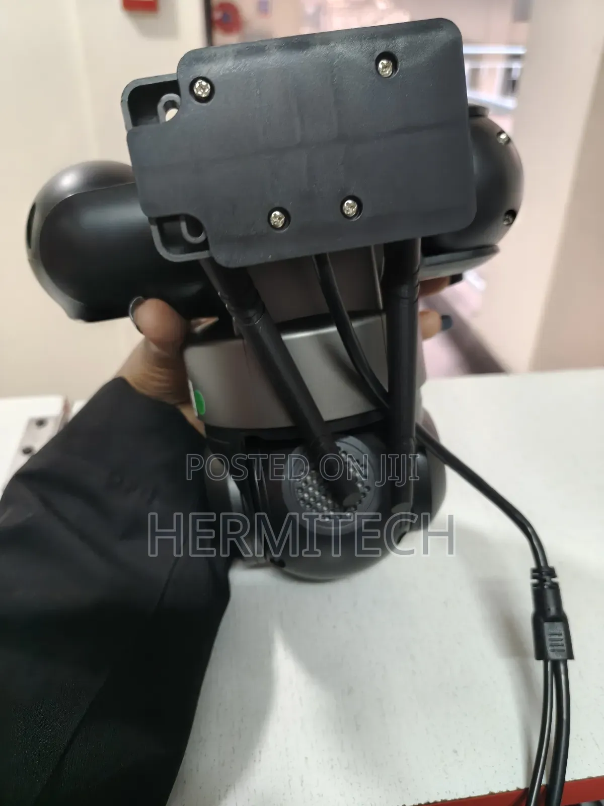 Ethernet Cable 4g Sim Support CCTV Triple Lens With Floodlights