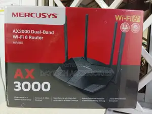 Mercusys Mr80x Ax1800 Dual-Band Wi-Fi 6 Router Speed Up to 1201mbps.