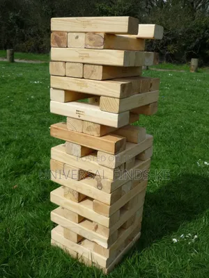 54 PCS of a Wooden Jenga Blocks