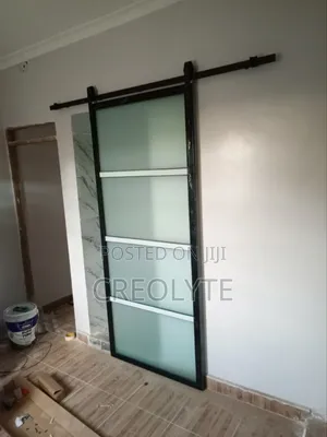 Modern Industrial-Style Sliding Barn Door