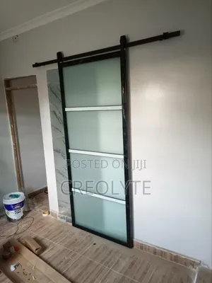 Modern Industrial-Style Sliding Barn Door