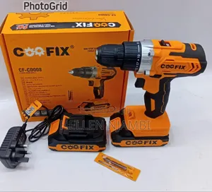Coofix Cordless Drill 20v Lithium-Ion Drill 20v With 2 Batteries