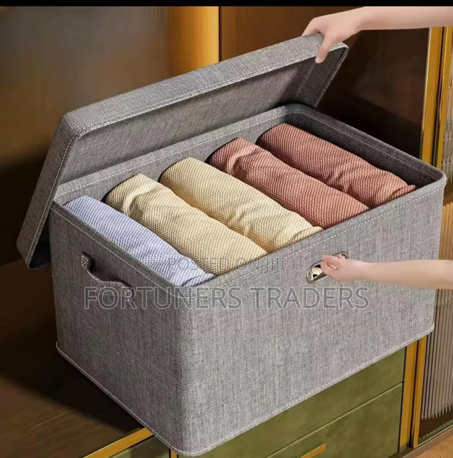 Foldable Storage Box With Lid